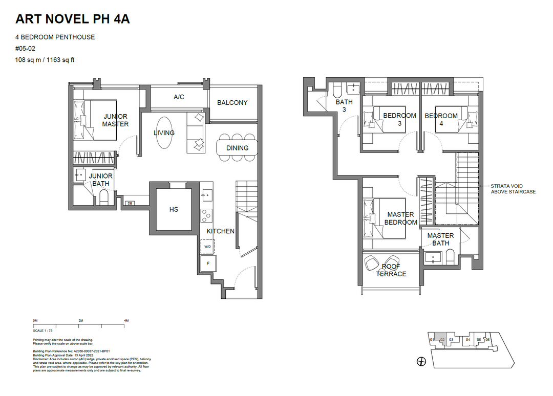 ART NOVEL PH4A floor plan